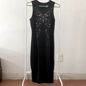 H&M Embellished Midi Dress
